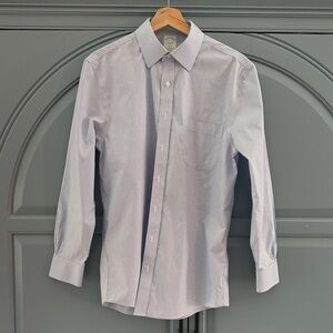 Brooks Brothers Light Blue Checkered Dress Shirt